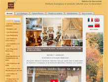 Tablet Screenshot of natureetharmonie.fr